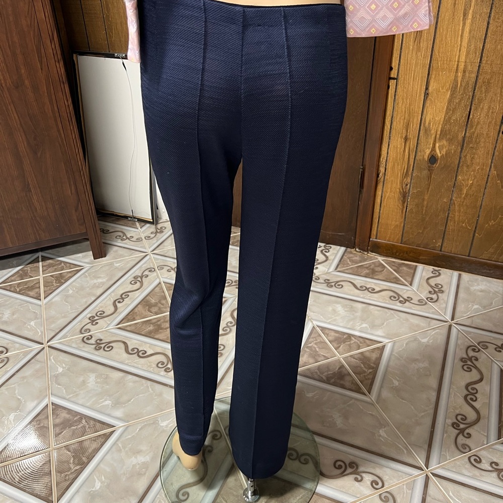 Missoni Navy Blue Polyester Pants, Sz.6